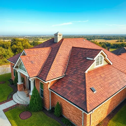 Completed roofing project in Inverness AL featuring immaculate shingles, blending traditional and modern styles, surrounded by manicured lawns.