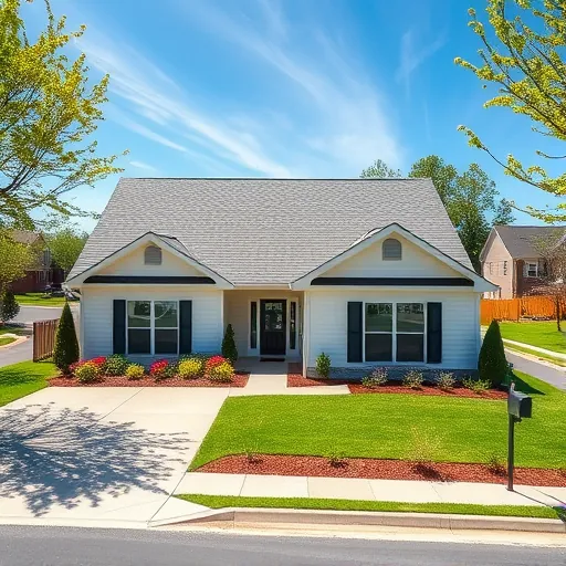 Recently replaced storm-damaged roof with neutral shingles on a well-maintained suburban home in Trussville Alabama