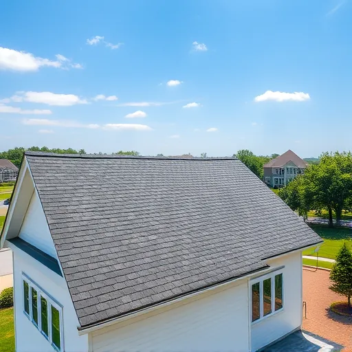 Freshly installed residential roof in Trussville, AL, showcasing textured shingles, clean rafters, and inviting neighborhood.
