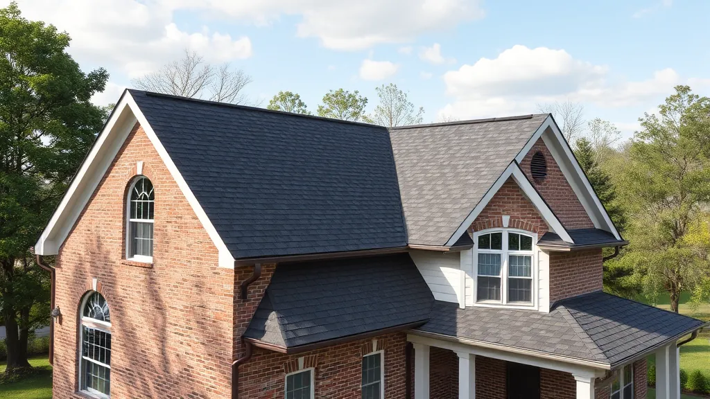 Roofing in Chelsea AL with workers installing shingles on a residential home.