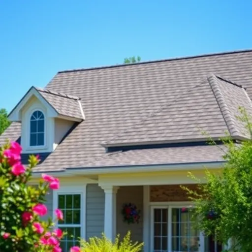 Newly installed roof in Kimberly AL showcasing quality shingles and a blend of traditional and modern design elements.