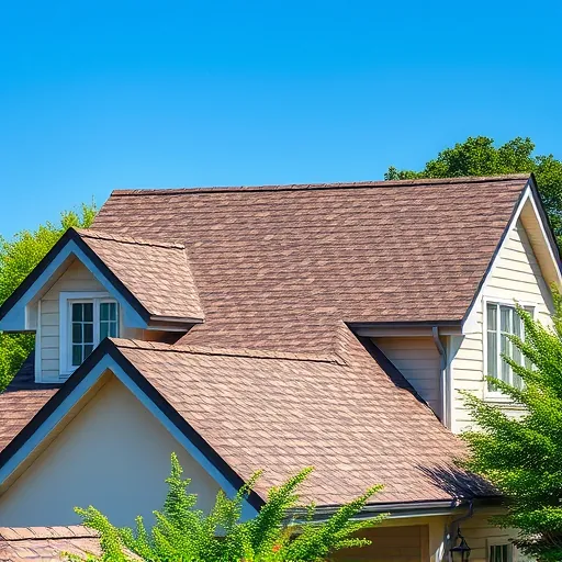 Showcasing a stunning asphalt shingle roof in Bessemer AL, surrounded by greenery and a clear blue sky.