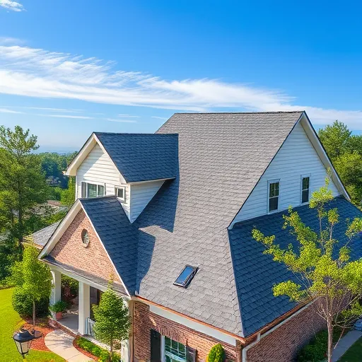 Completed roofing structure in Trussville, AL showcasing craftsmanship and design without any people present.