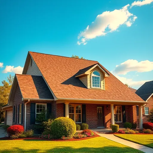 Completed roofing installation in Kimberly AL featuring a vibrant asphalt shingle roof and a manicured lawn.