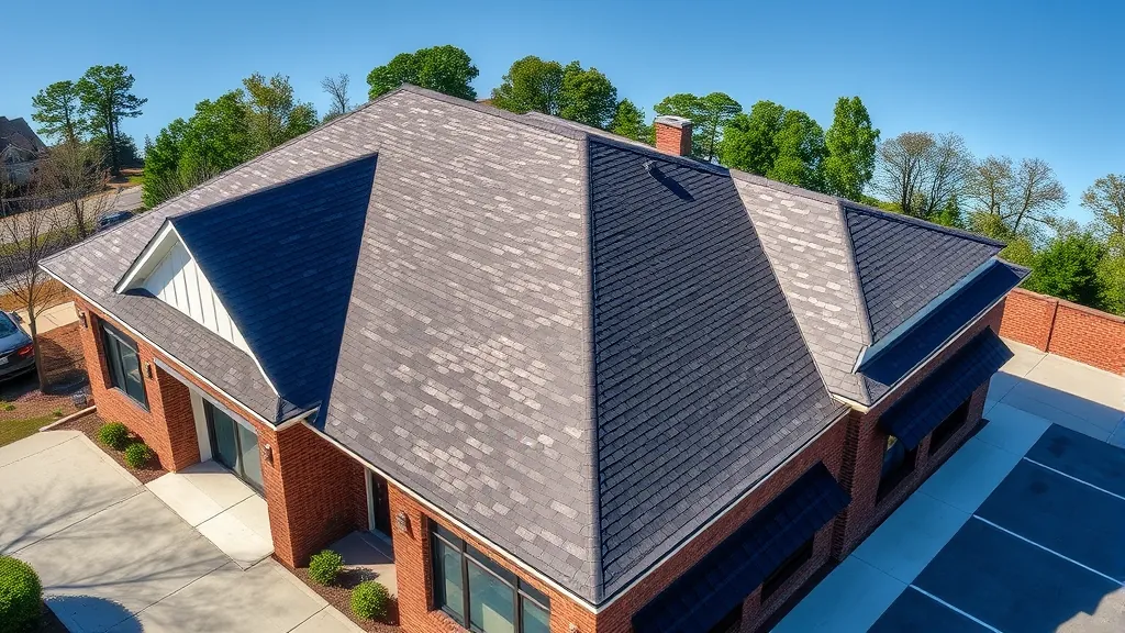 Commercial Roof Replacement project in Trussville AL highlighting new materials and skilled workers in action