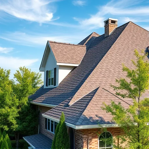Freshly completed residential roof in Roebuck AL featuring high-quality asphalt shingles and vibrant landscaping.