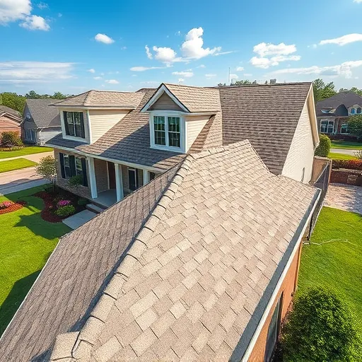 Freshly installed asphalt shingle roof in Irondale AL, showcasing craftsmanship with vibrant yard and clear blue sky.