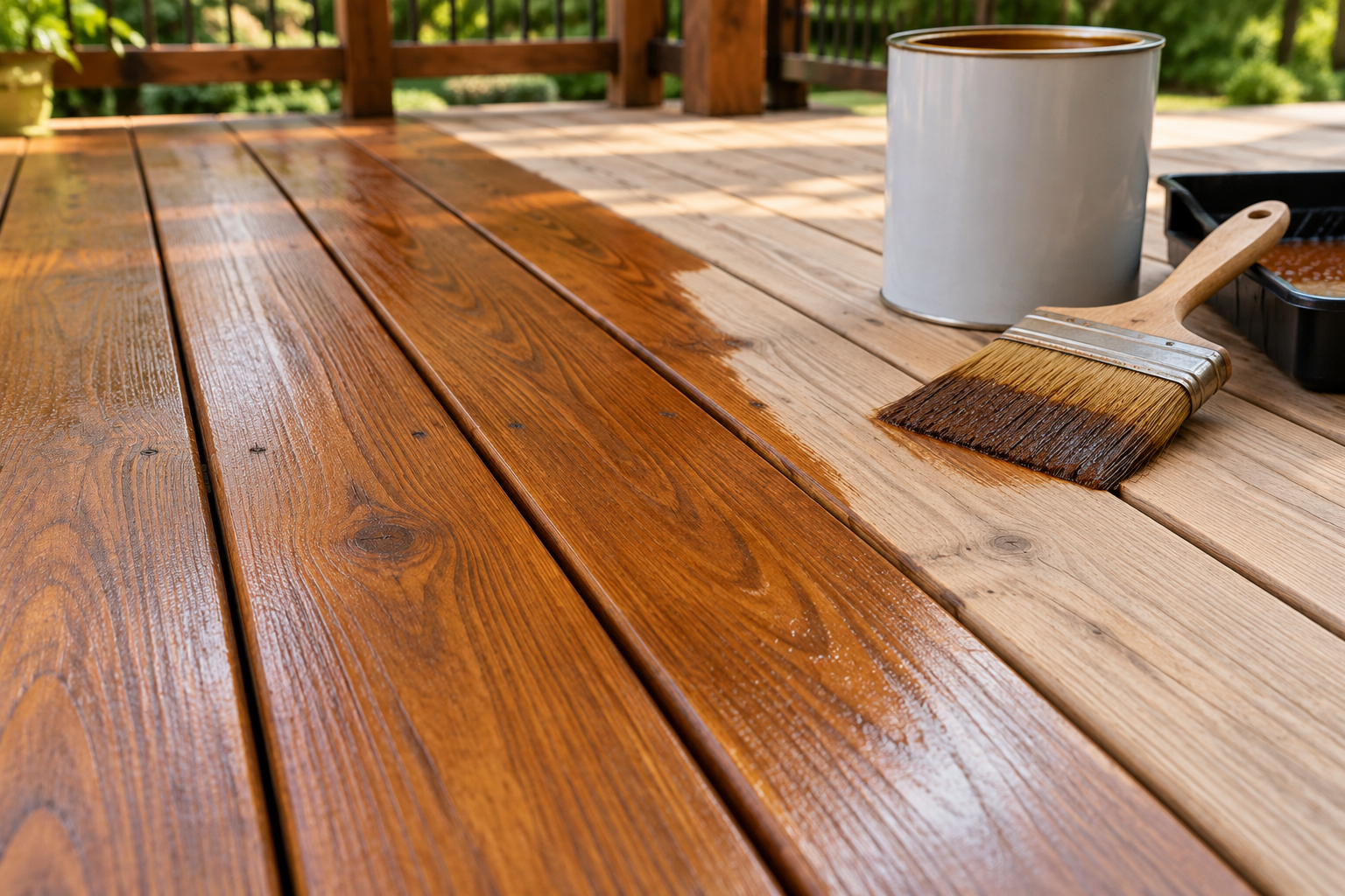 Deck Staining