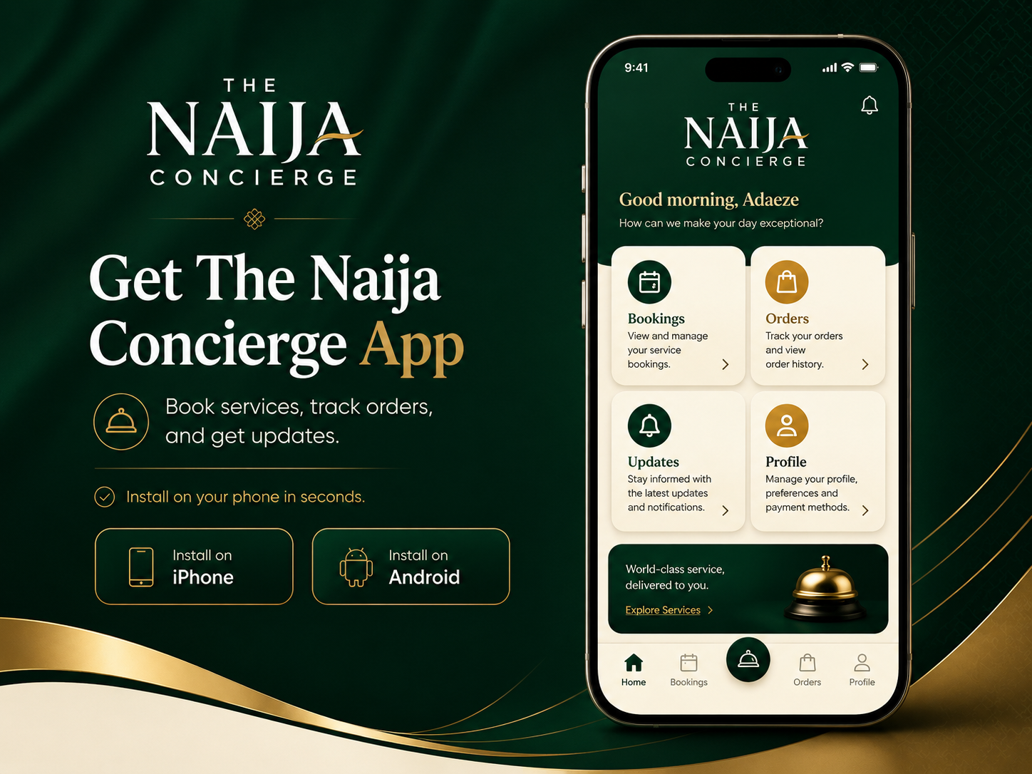 Get The Naija Concierge app