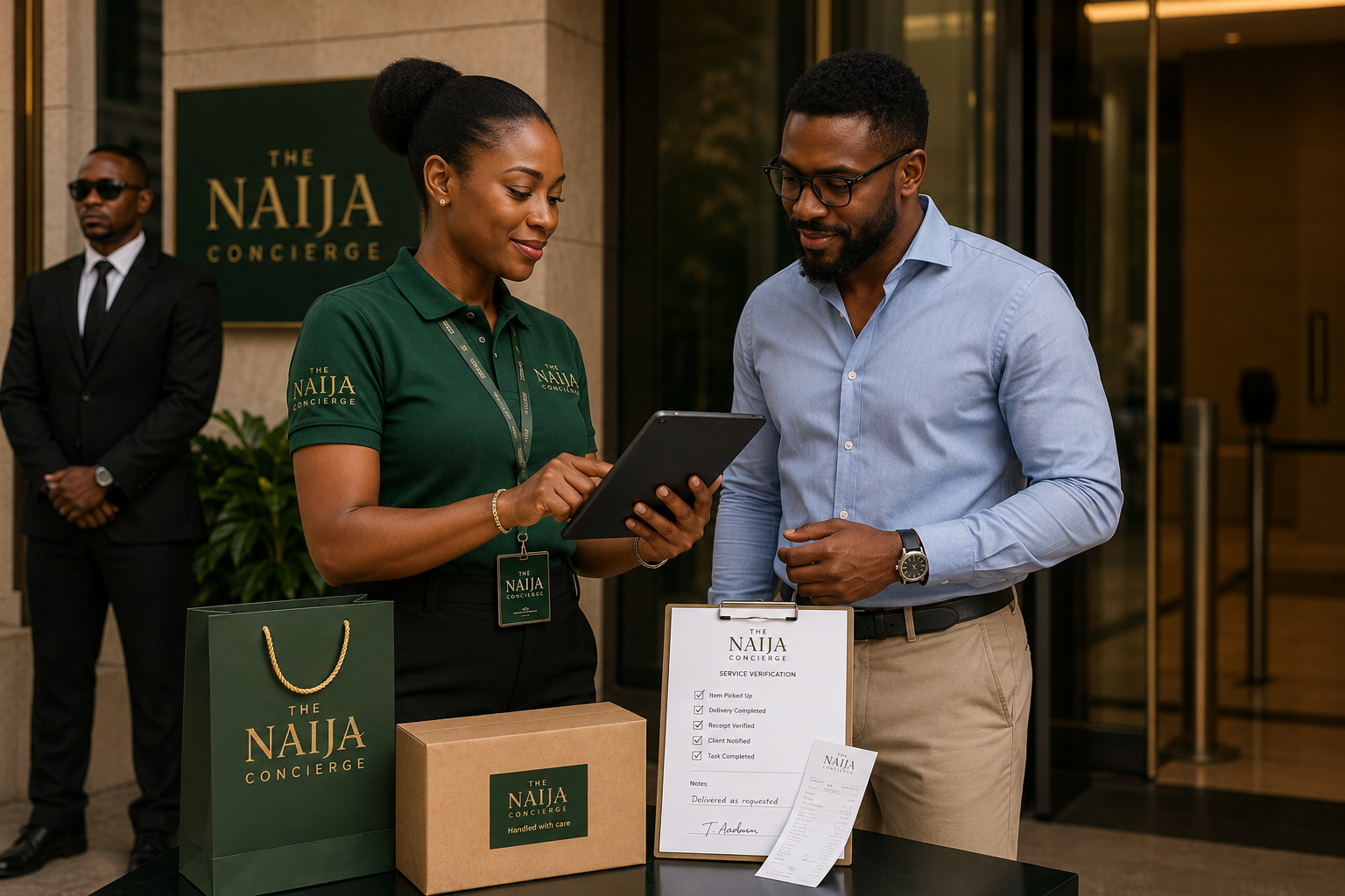 The Naija Concierge premium arrival service
