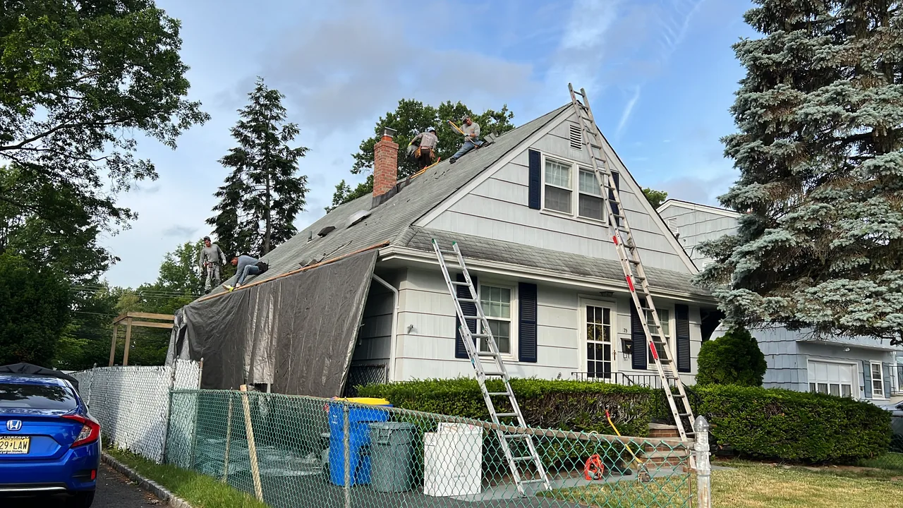 Flat roof installation