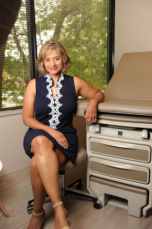Lynn Masih, CRNP, in her office at Burtonsville Family Health.