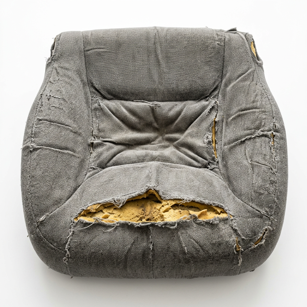 Collapsed Seat Foam