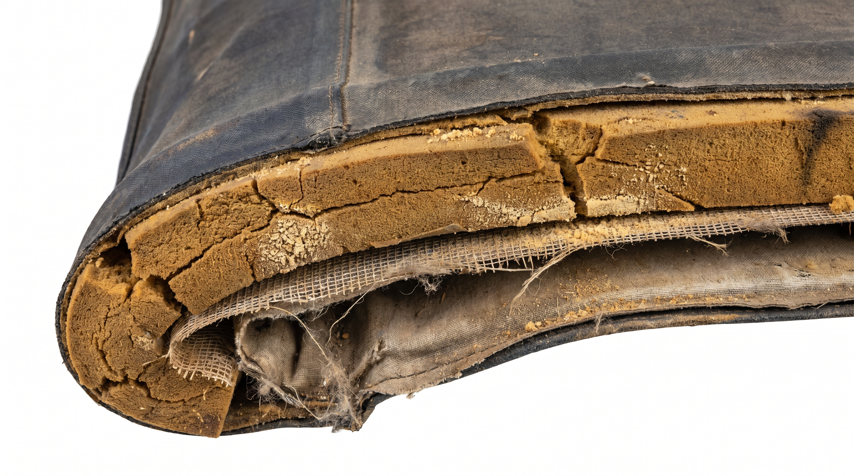 Worn Padding and Insulation
