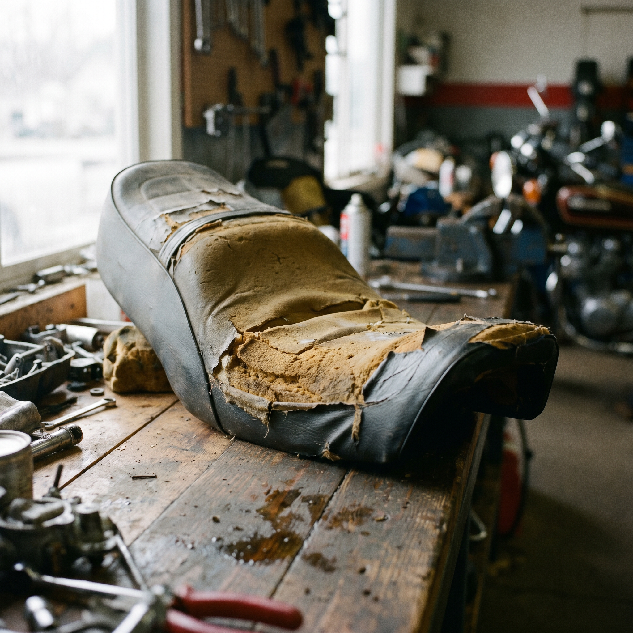 Flattened Seat Foam
