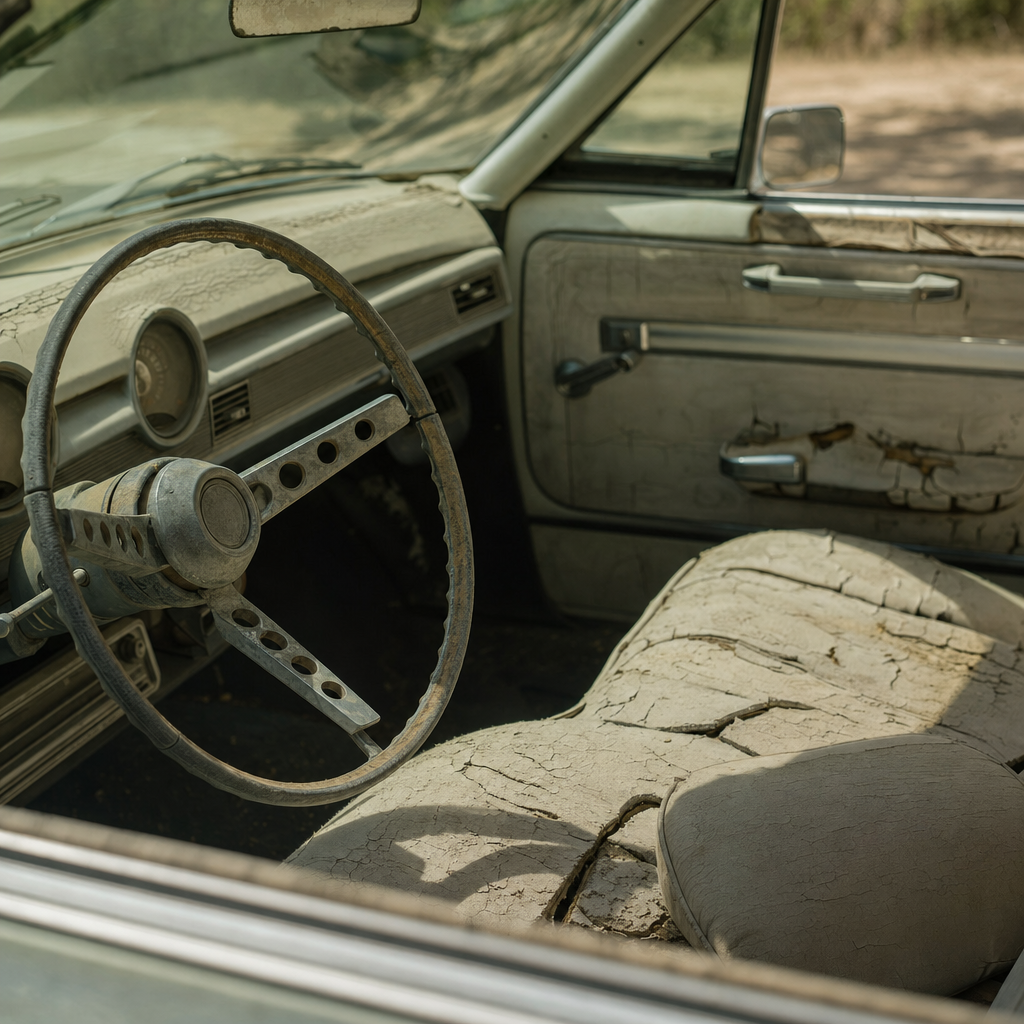 Faded Interior Materials
