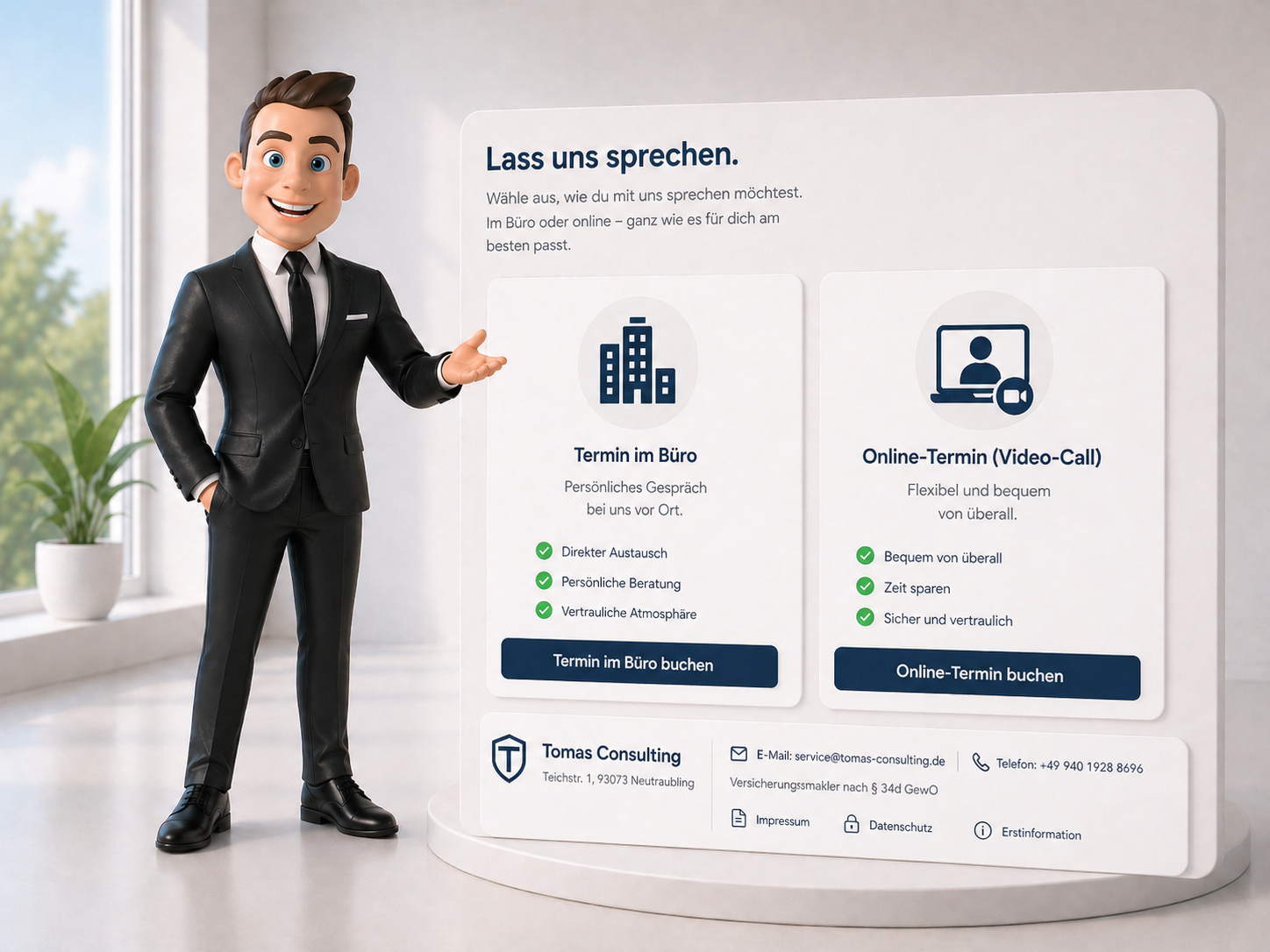 Alexander Tomas, Ihr persönlicher Ansprechpartner für Versicherungen und Finanzen bei Tomas Consulting