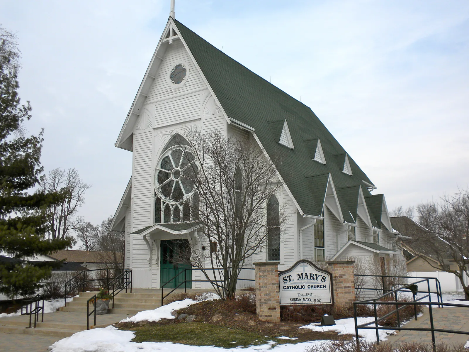 St. Mary's Catholic Church on Matteson Street in Gilberts, Illinois