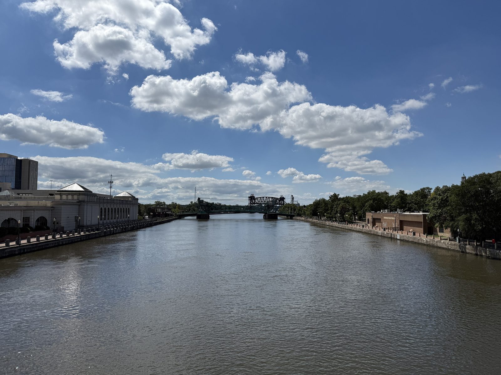 The Des Plaines River in Joliet, Illinois, the Will County seat