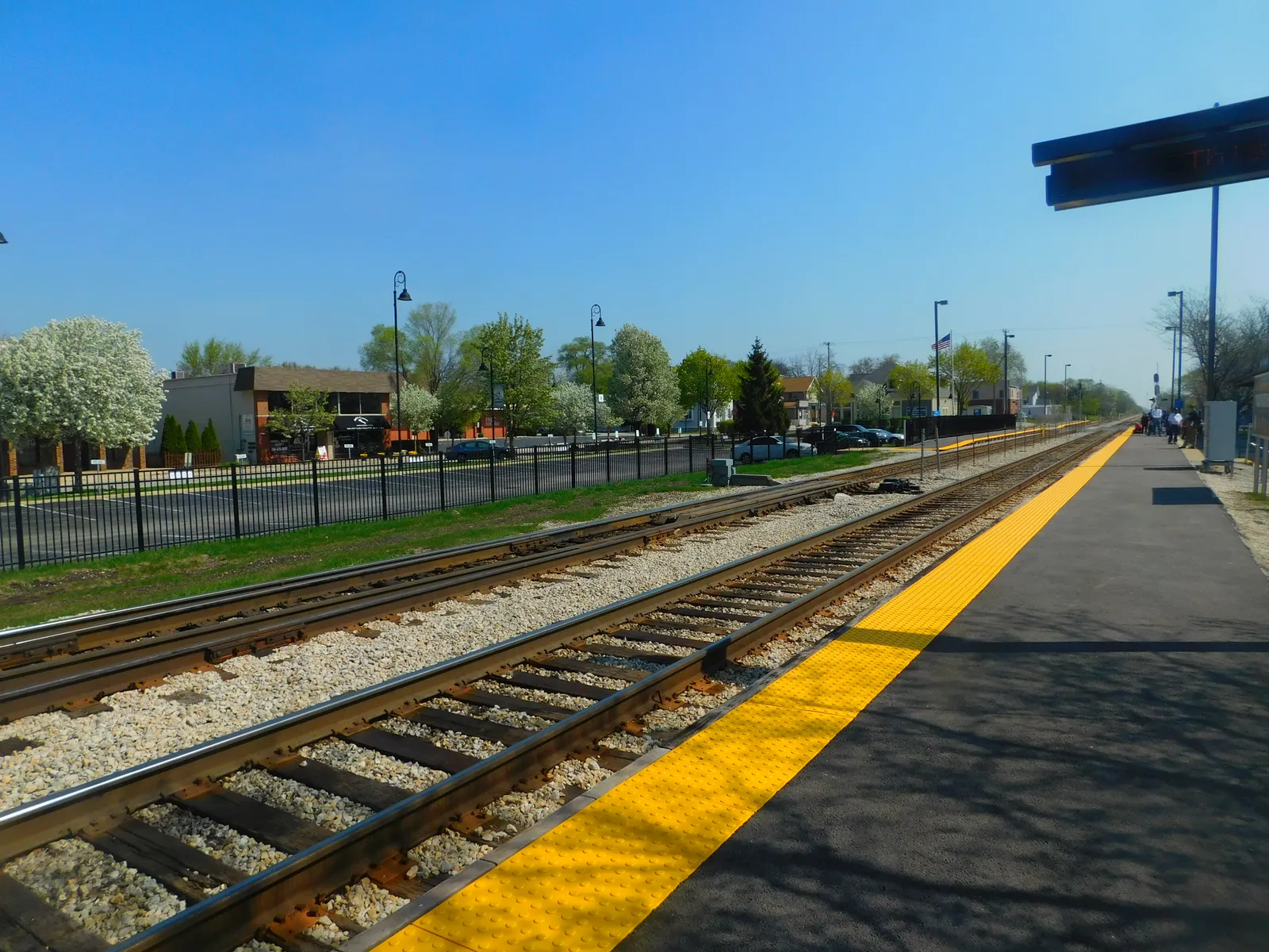 The Mokena Metra station in Mokena, Illinois