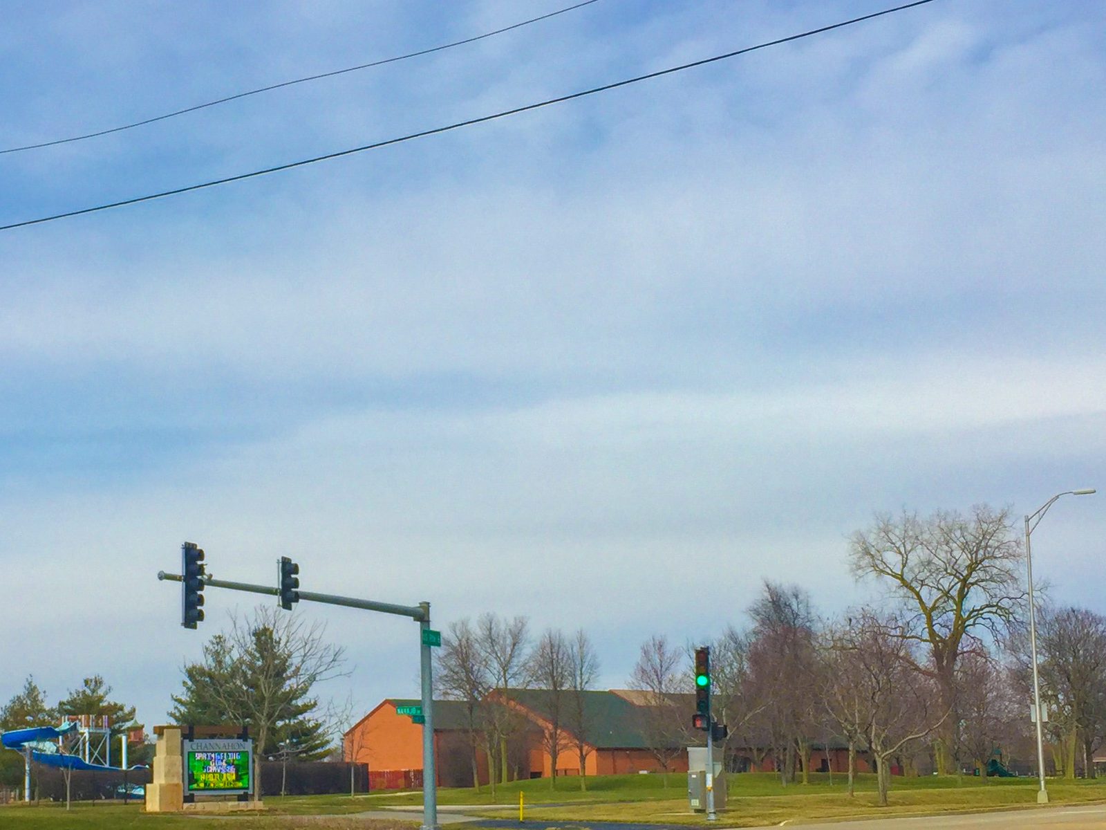 A street in Channahon, Illinois