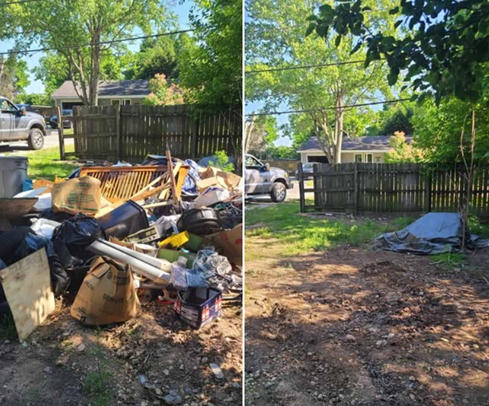 Chums Junk Removal hauling junk in Northwest Arkansas