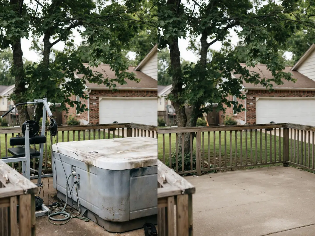 Bulk junk pricing by trailer space