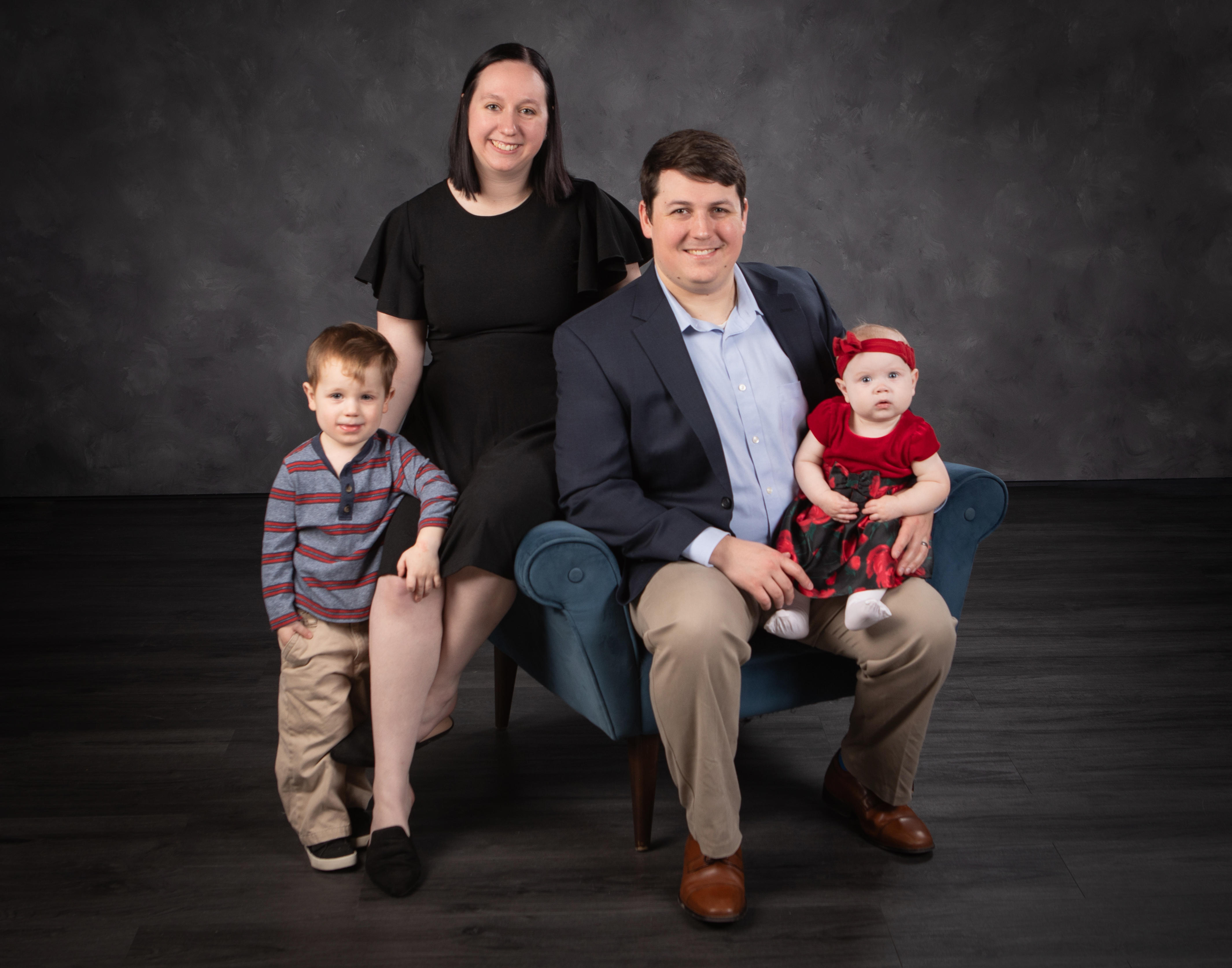 Three generations of one family photographed together