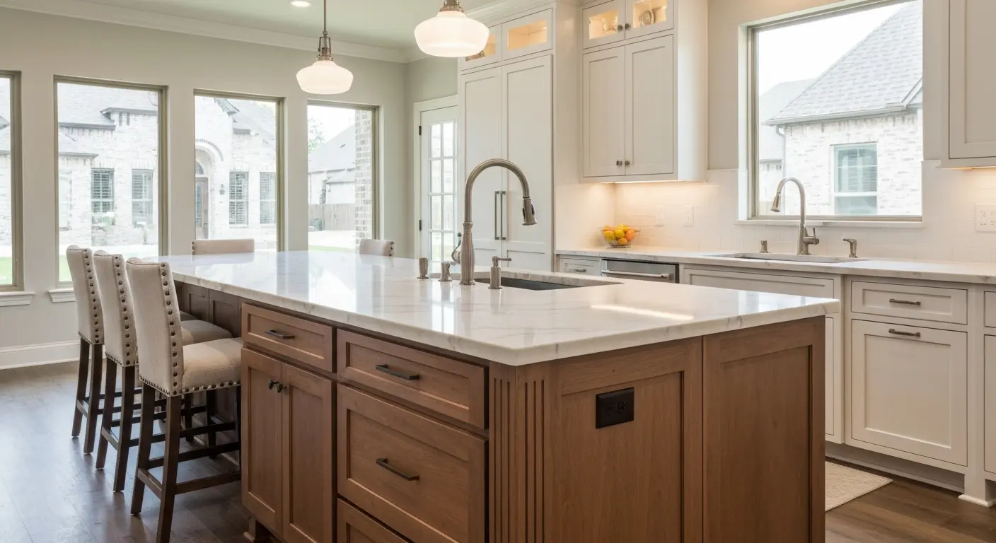 Custom kitchen island design