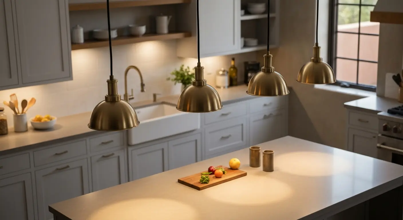 Kitchen pendant lighting