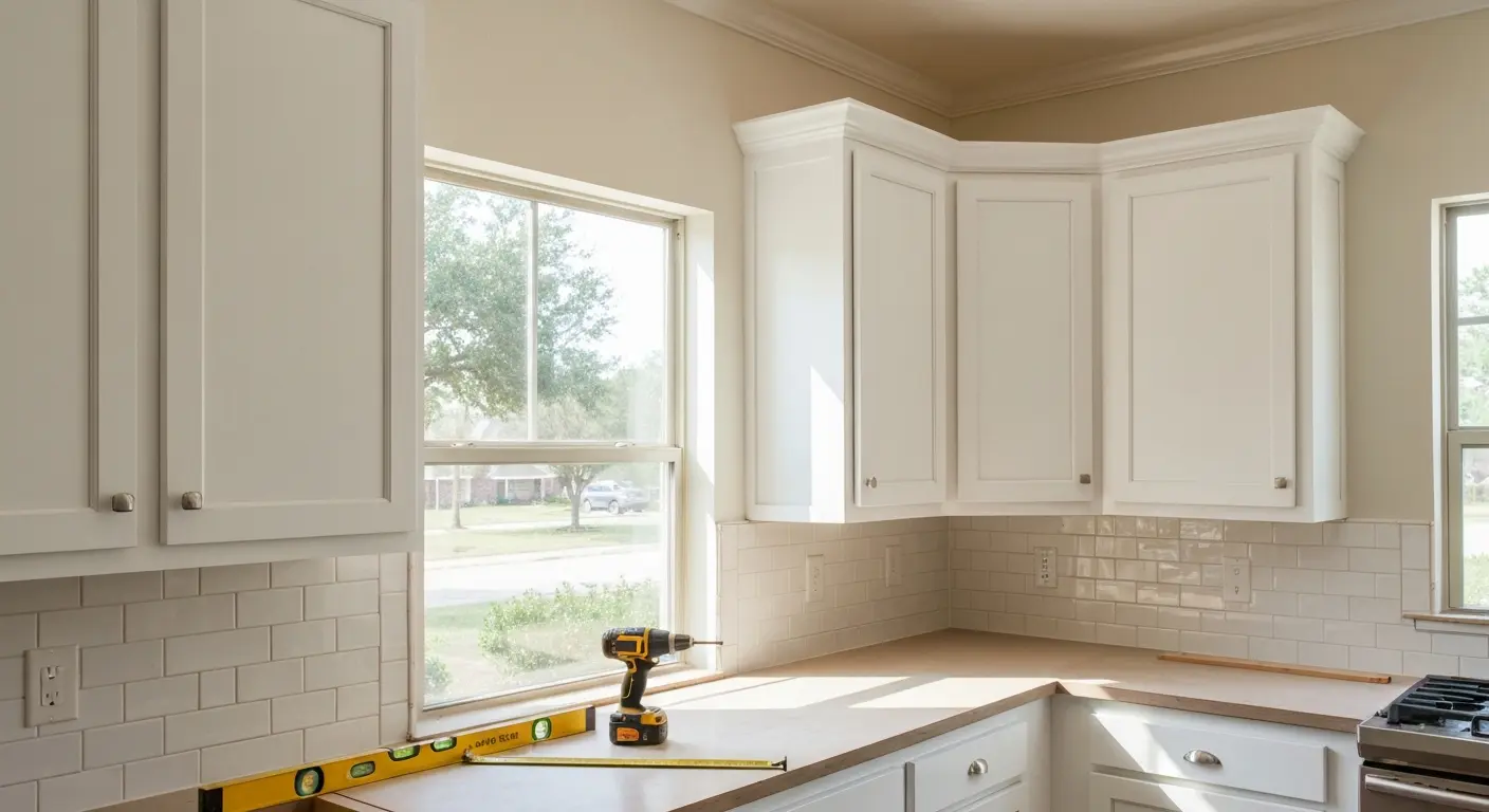 Kitchen cabinet installation