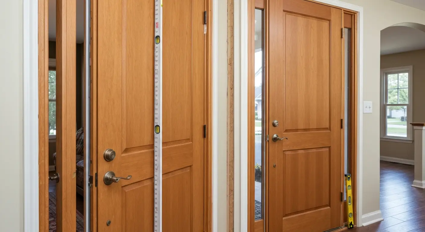 Door and frame installation