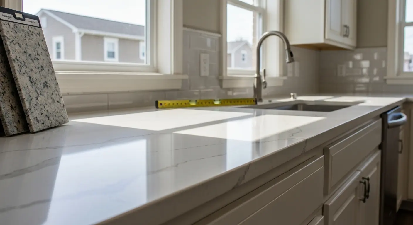 Quartz countertop project