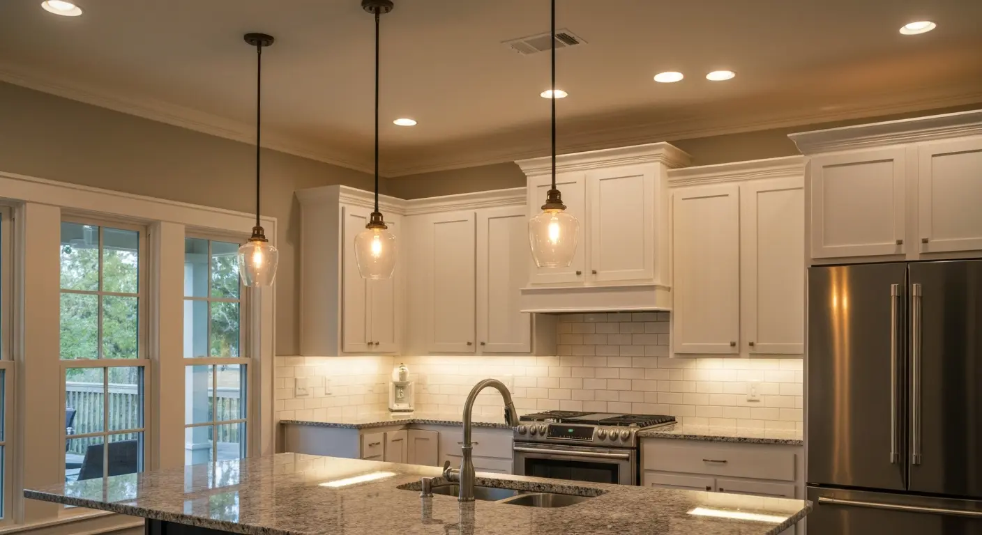 Modern kitchen lighting and fixtures