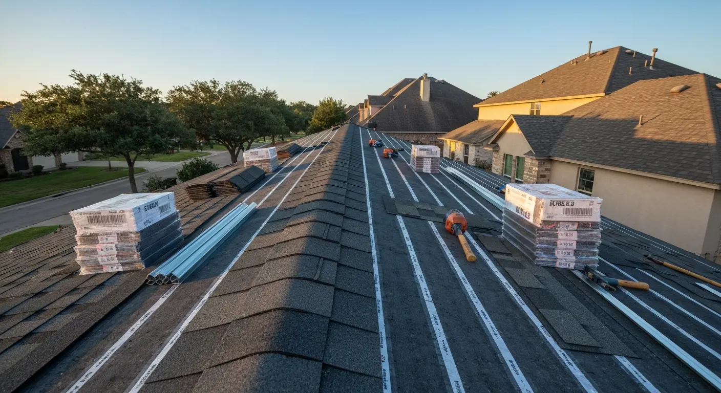 Roof replacement project