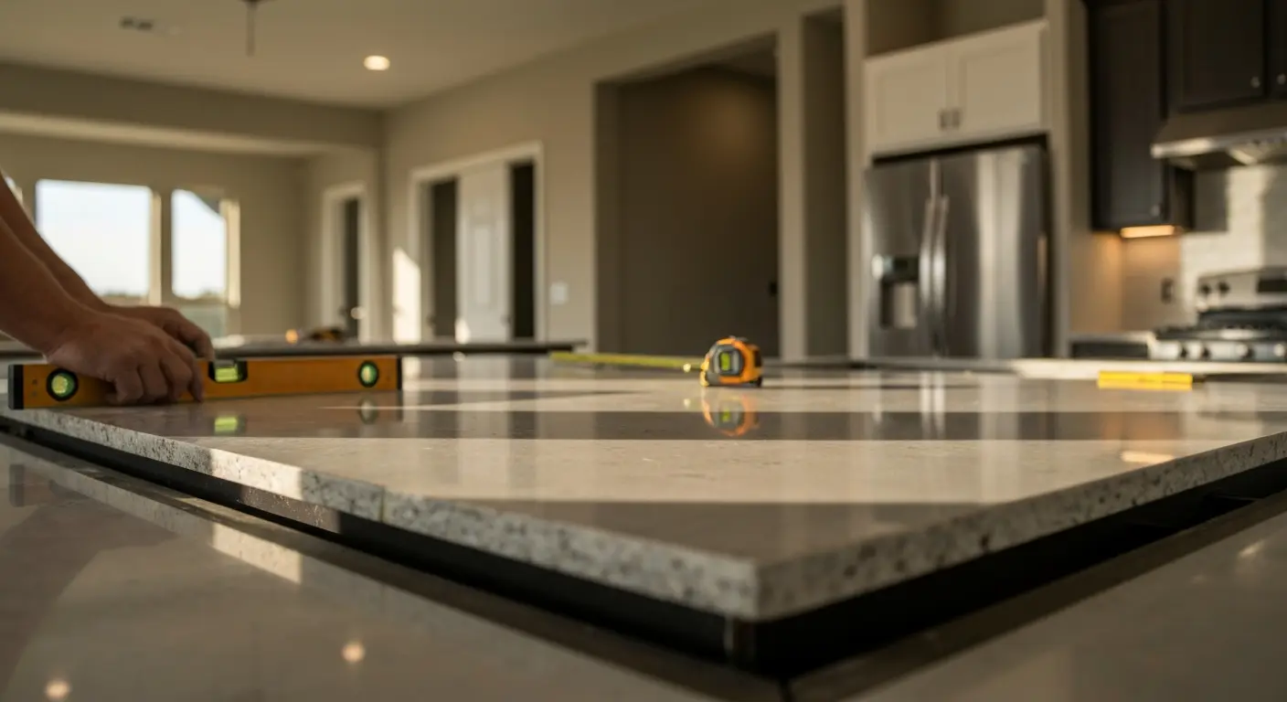 Granite and quartz countertop installation