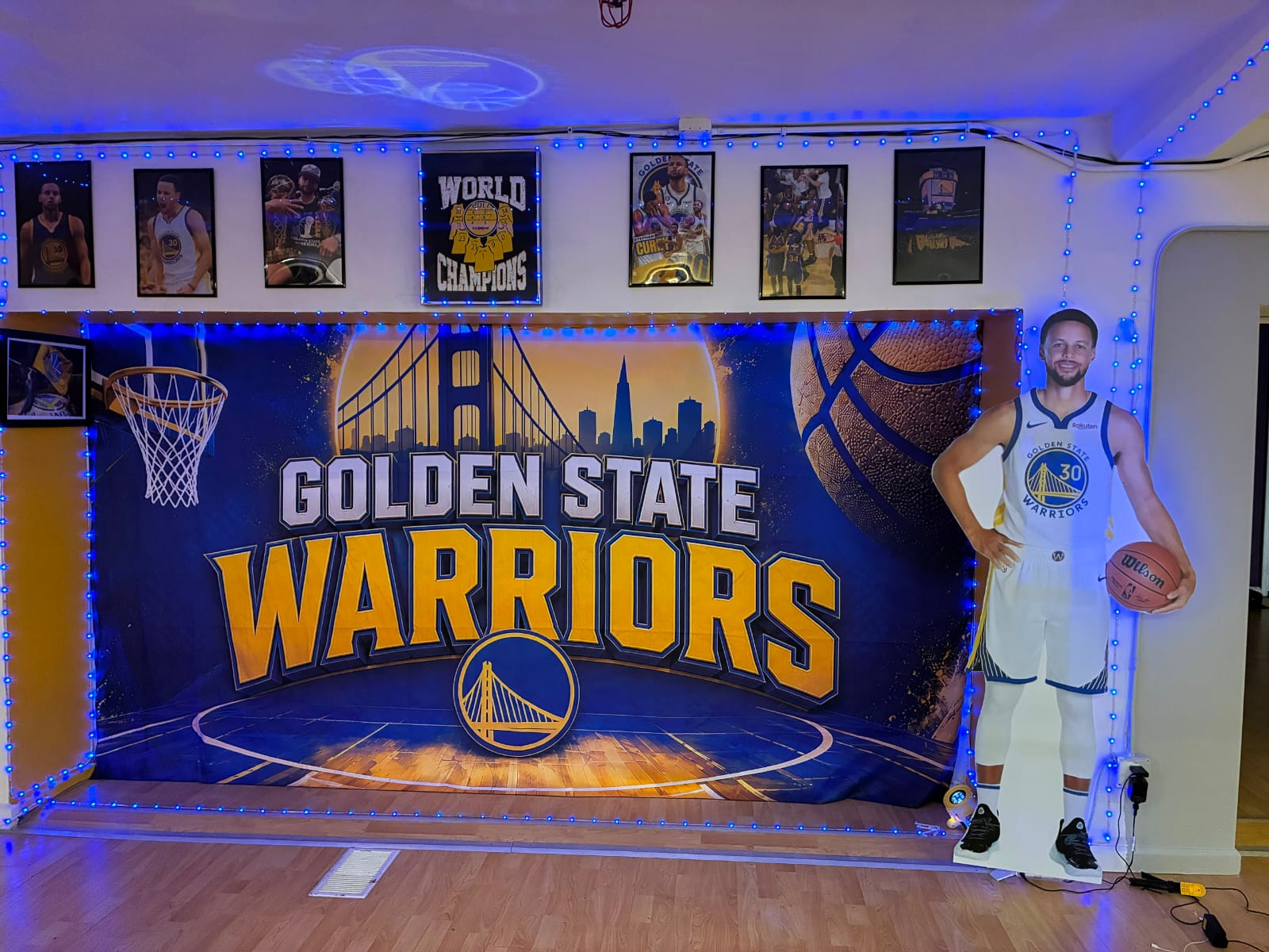 Golden State basketball content booth