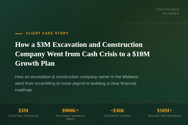 Excavation case study