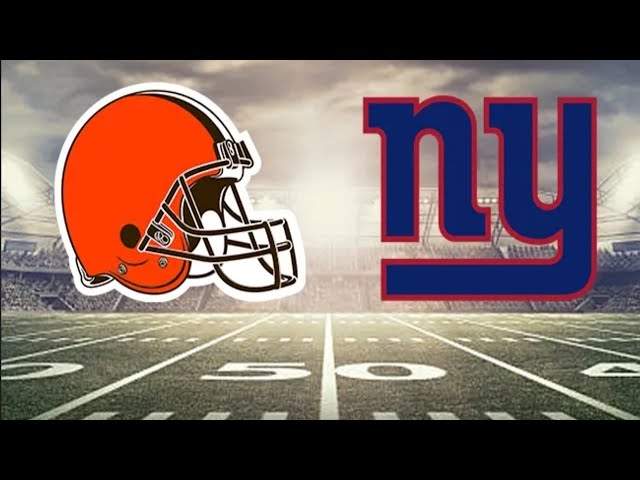 Cleveland Browns at Giants