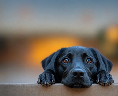 Happy dog