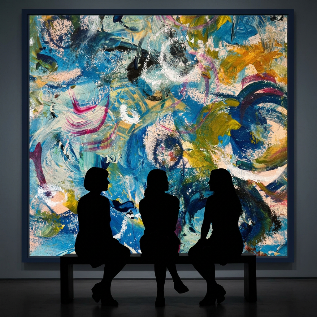 Woman in gentle movement or contemplation