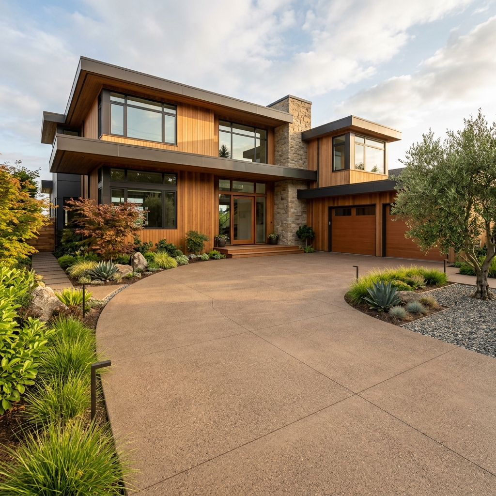 Beautiful residential concrete flatwork