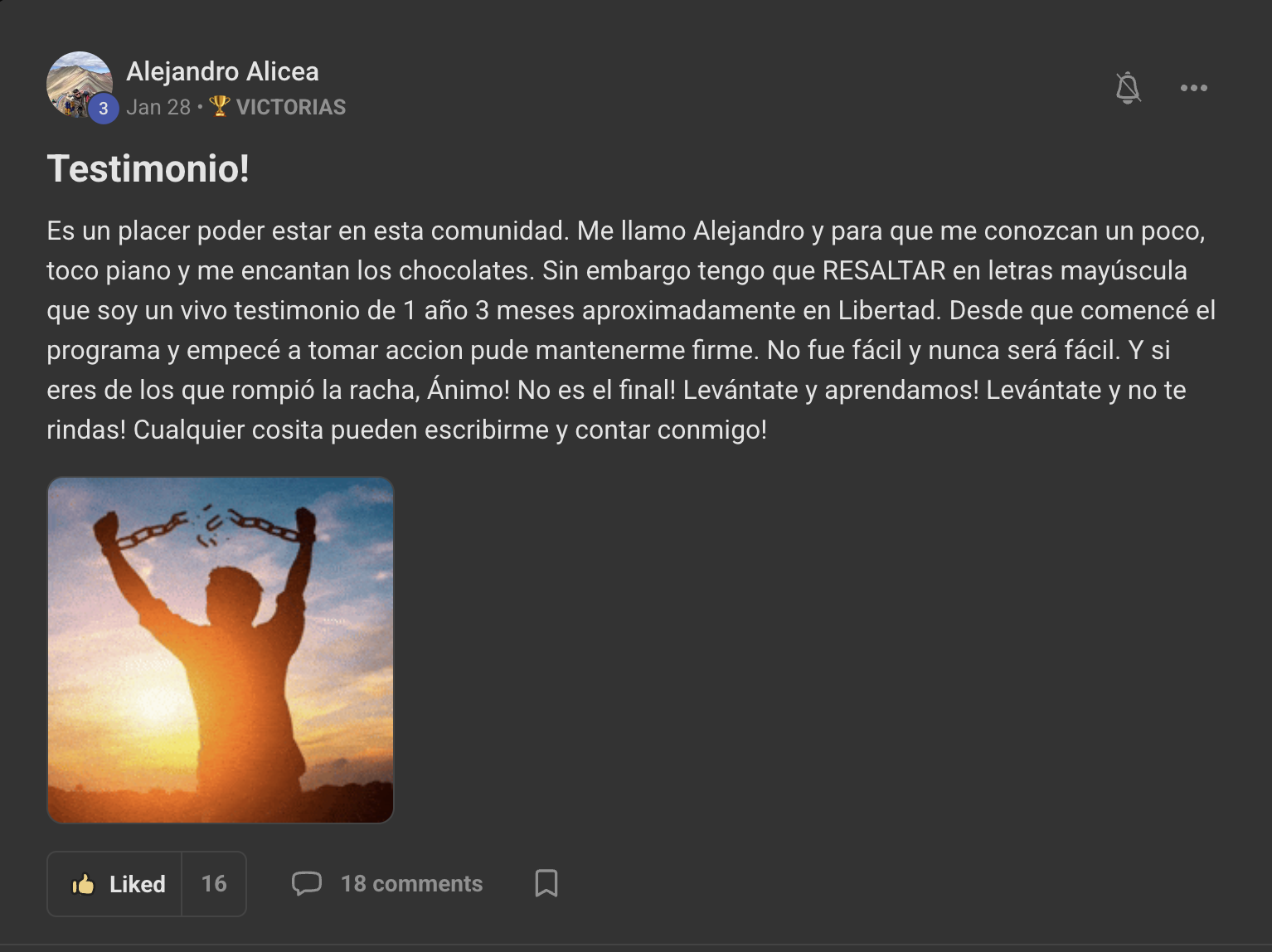 Alejandro 1 año 3 meses libre