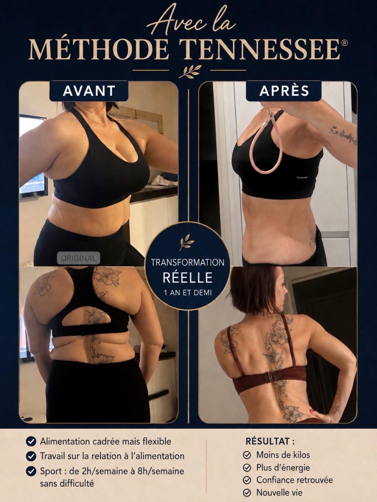 Élodie avant et aujourd'hui — 33 kilos perdus