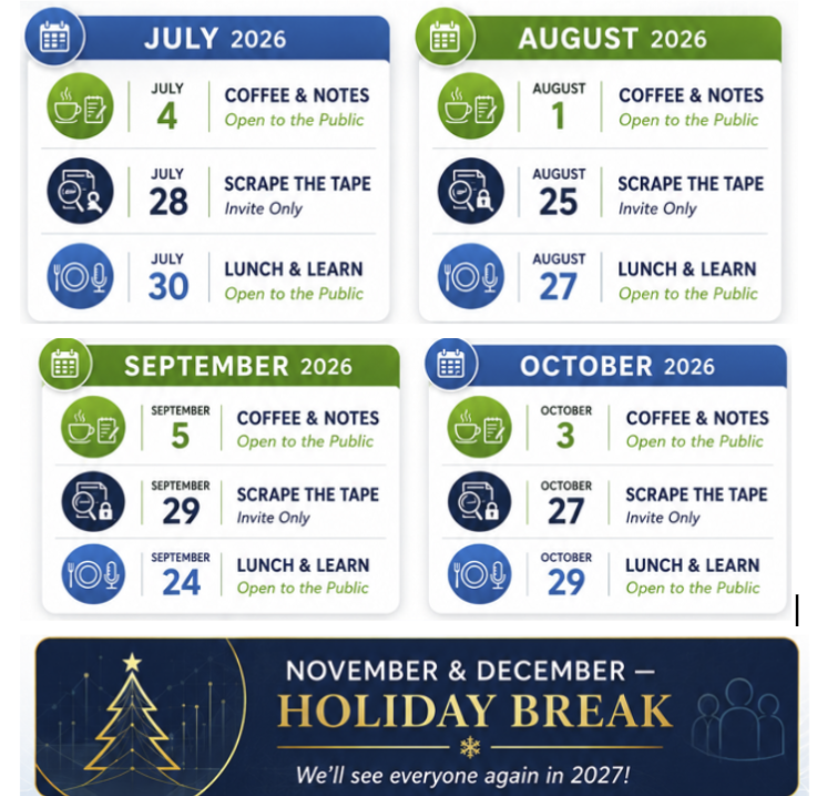 NAP 2026 Event Schedule