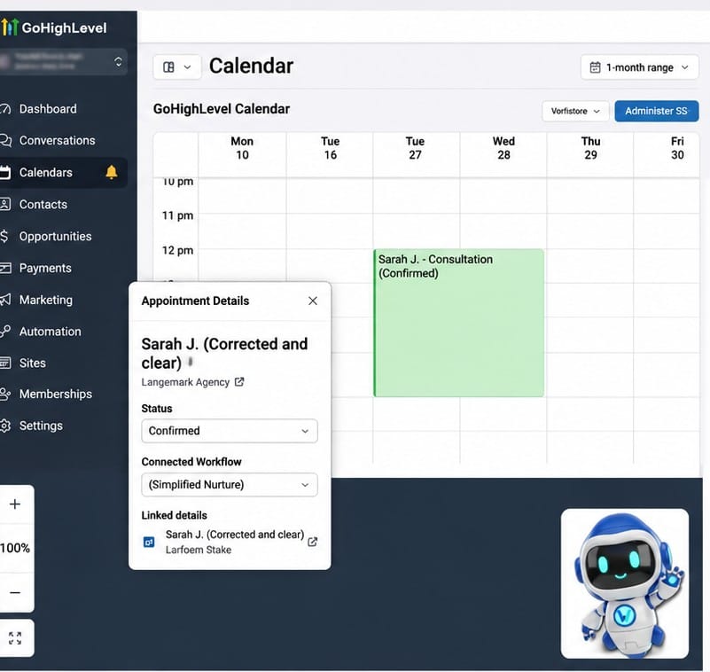 CRM appointment booking dashboard with automated reminders, calendar scheduling, and customer communication workflows CRM appointment booking dashboard with automated reminders, calendar scheduling, and customer communication workflows
