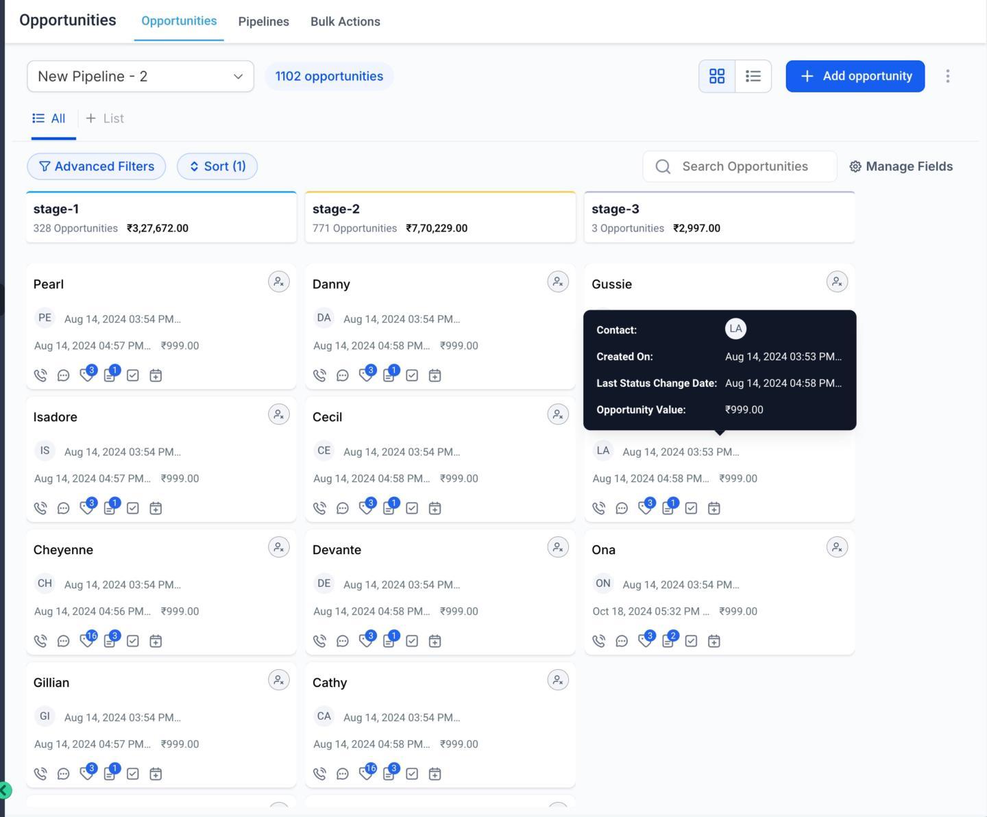 GoHighLevel sales pipeline for cleaning business leads