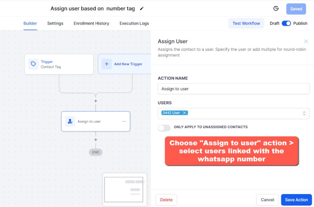 GoHighLevel assigning incoming leads to team members automatically.