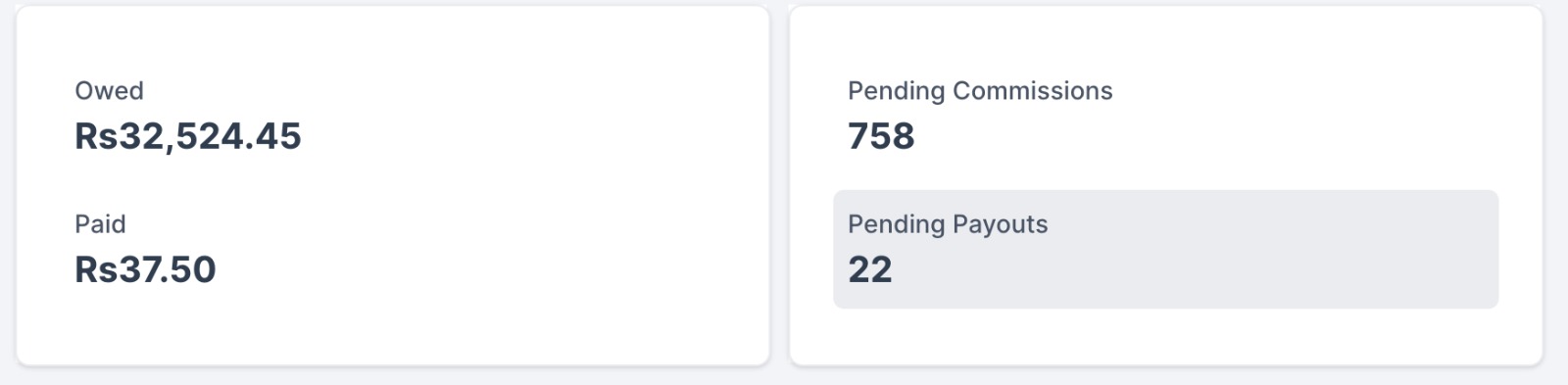 GoHighLevel Affiliate Manager showing commission tracking and affiliate earnings. GoHighLevel Affiliate Manager showing commission tracking and affiliate earnings.