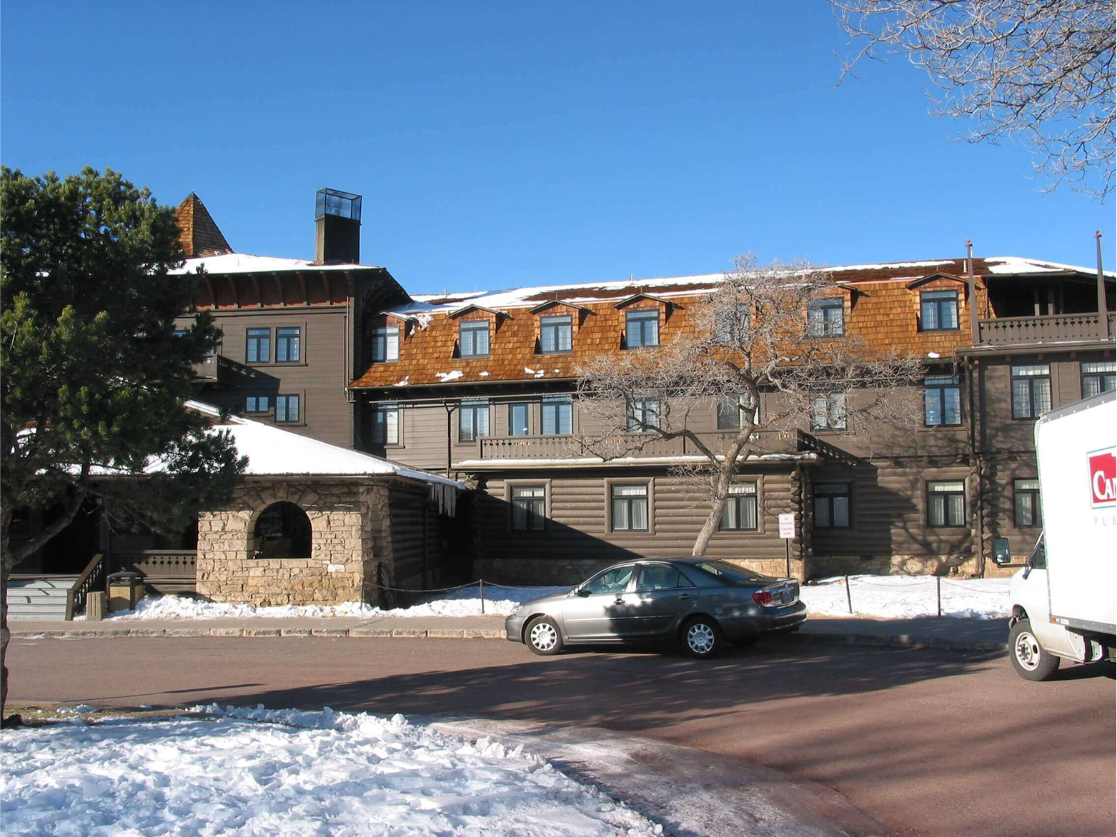 El Tovar Hotel historic masonry restoration